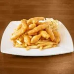 Kurczak w cieście+frytki